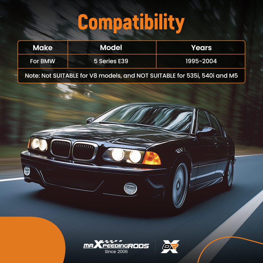 Compatible for BMW E39 Saloon Touring Front Axle 32111091768 31121092023 Control Arm Set suspension arms