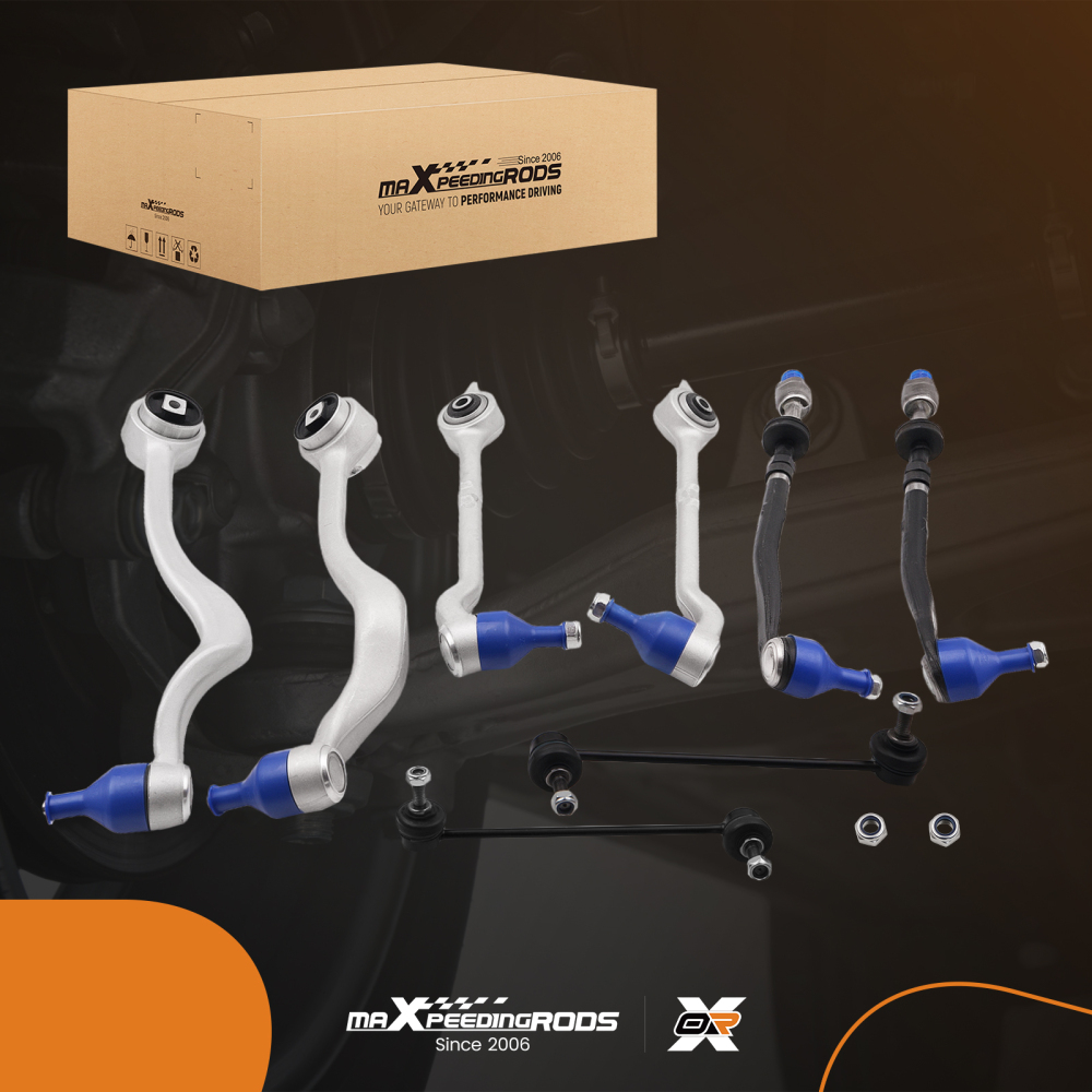 Compatible for BMW E39 Saloon Touring Front Axle 32111091768 31121092023 Control Arm Set suspension arms