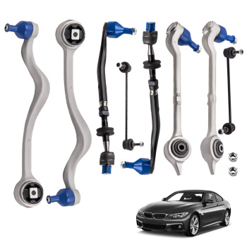 SUSPENSION CONTROL ARM WISHBONE KIT 8-PART FRONT compatible for BMW 5 SERIES E39 Sales