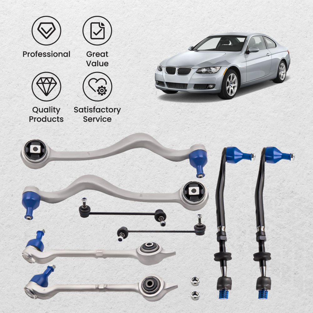 SUSPENSION CONTROL ARM WISHBONE KIT 8-PART FRONT compatible for BMW 5 SERIES E39 Sales