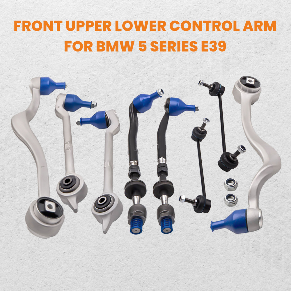 Compatible for BMW E39 Saloon Touring Front Axle 32111091768 31121092023 Control Arm Set suspension arms