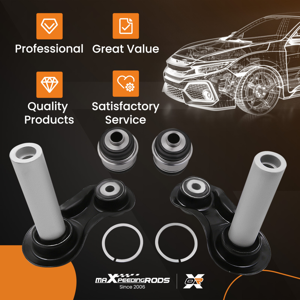 Control Arm + Rear Axle Bearing Kit Rear Suspension compatible for BMW 5 Series E39 E60 E61