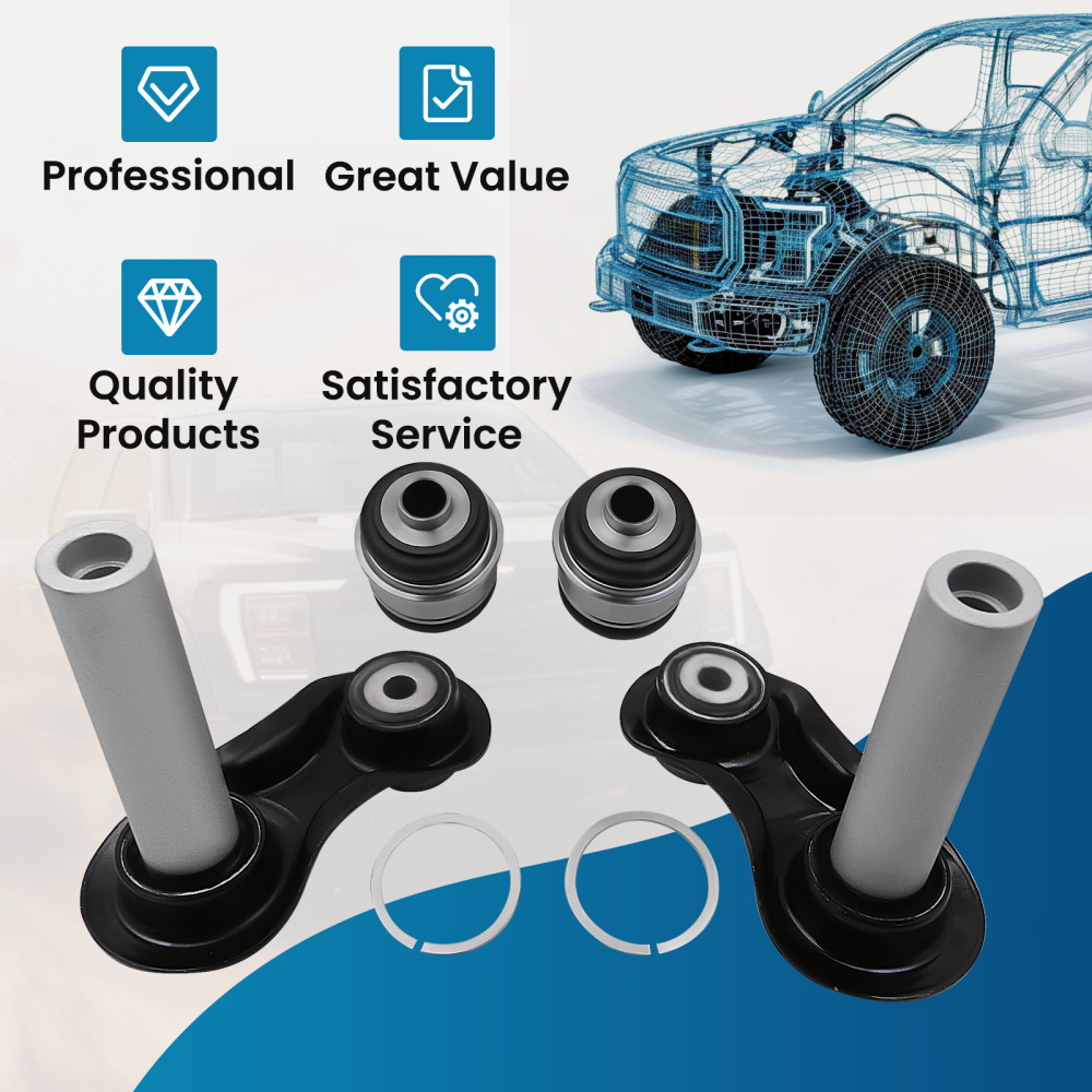 Control Arm + Rear Axle Bearing Kit Rear Suspension compatible for BMW 5 Series E39 E60 E61