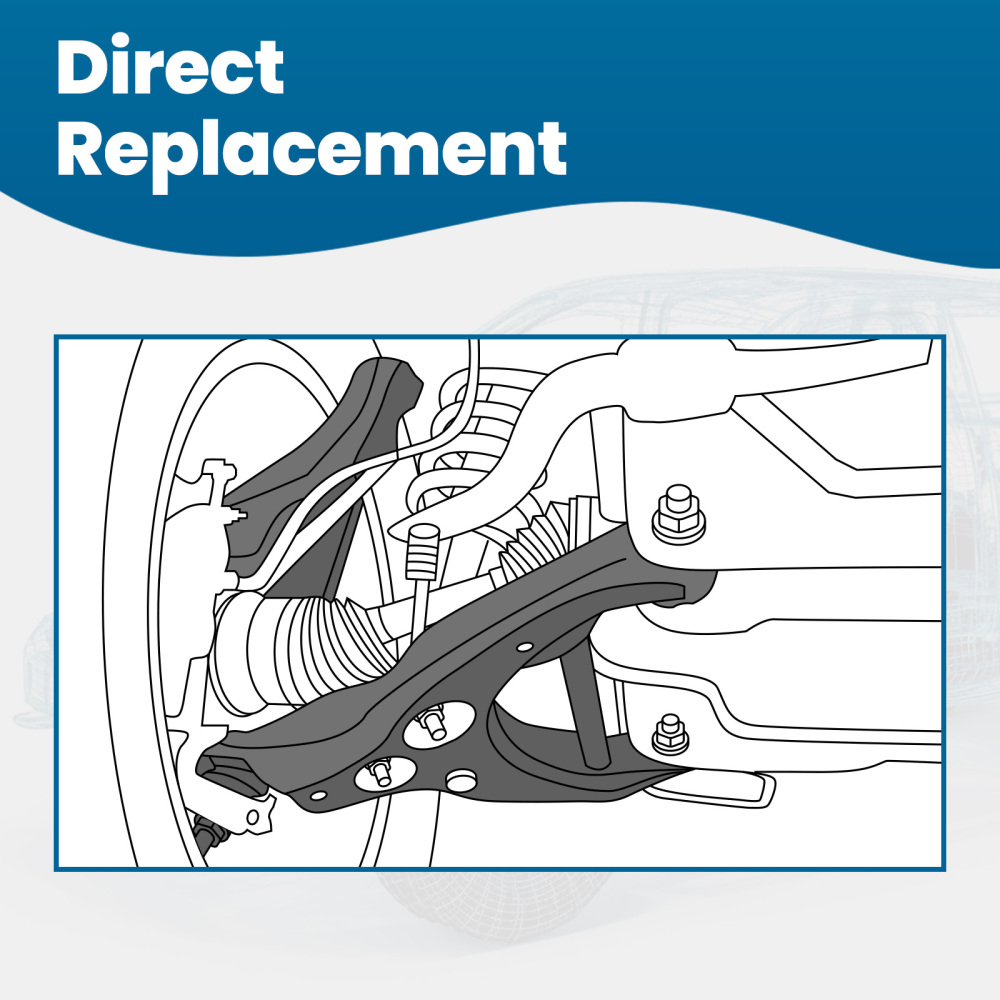 4 Pezzi Integrale Manubrio Asse Posteriore compatibile per Bmw X5 E53 Z8 E52 E38 E39 E60 E63