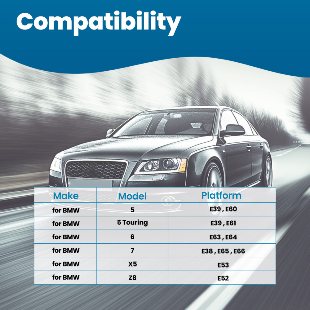 4 Pezzi Integrale Manubrio Asse Posteriore compatibile per Bmw X5 E53 Z8 E52 E38 E39 E60 E63