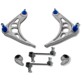 Front Lower Suspension Wishbone Arms, BushesLinks Kit compatible for BMW 3 Series E46 Z4