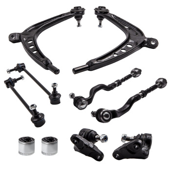 10x Front Suspension Lower Control Arm Kit compatible for BMW E46 325xi 330xi 2001-2005
