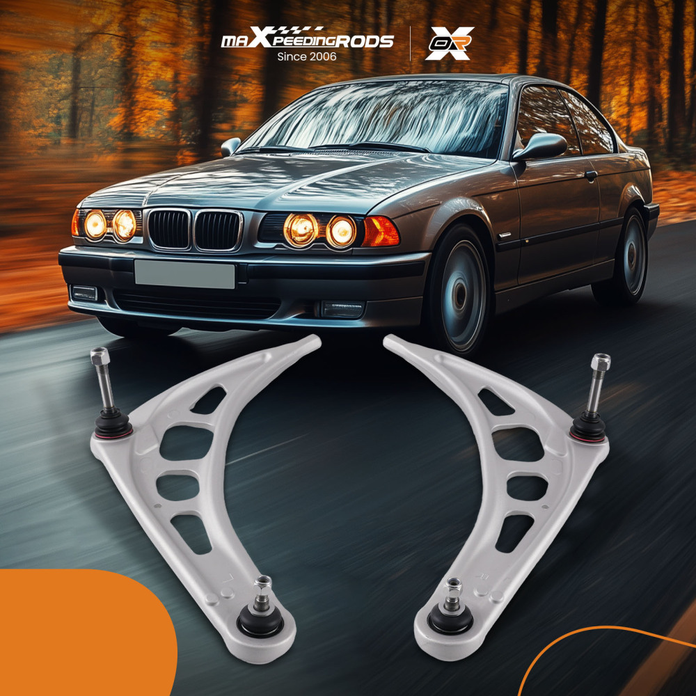 2X FRONT LOWER SUSPENSION WISHBONE CONTROL ARMS compatible for BMW 3 SERIES E46 Z4 E85 E86