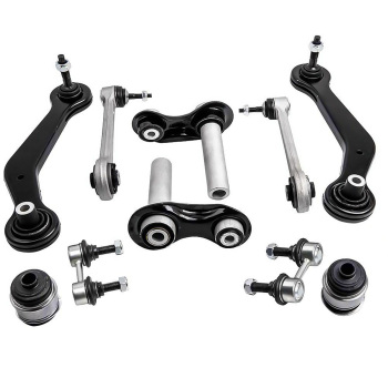 10pcs Rear LandR Control Arm Ball Joint Sway Bar Link Kit compatible for BMW E53 X5 2000-2006 suspension arms