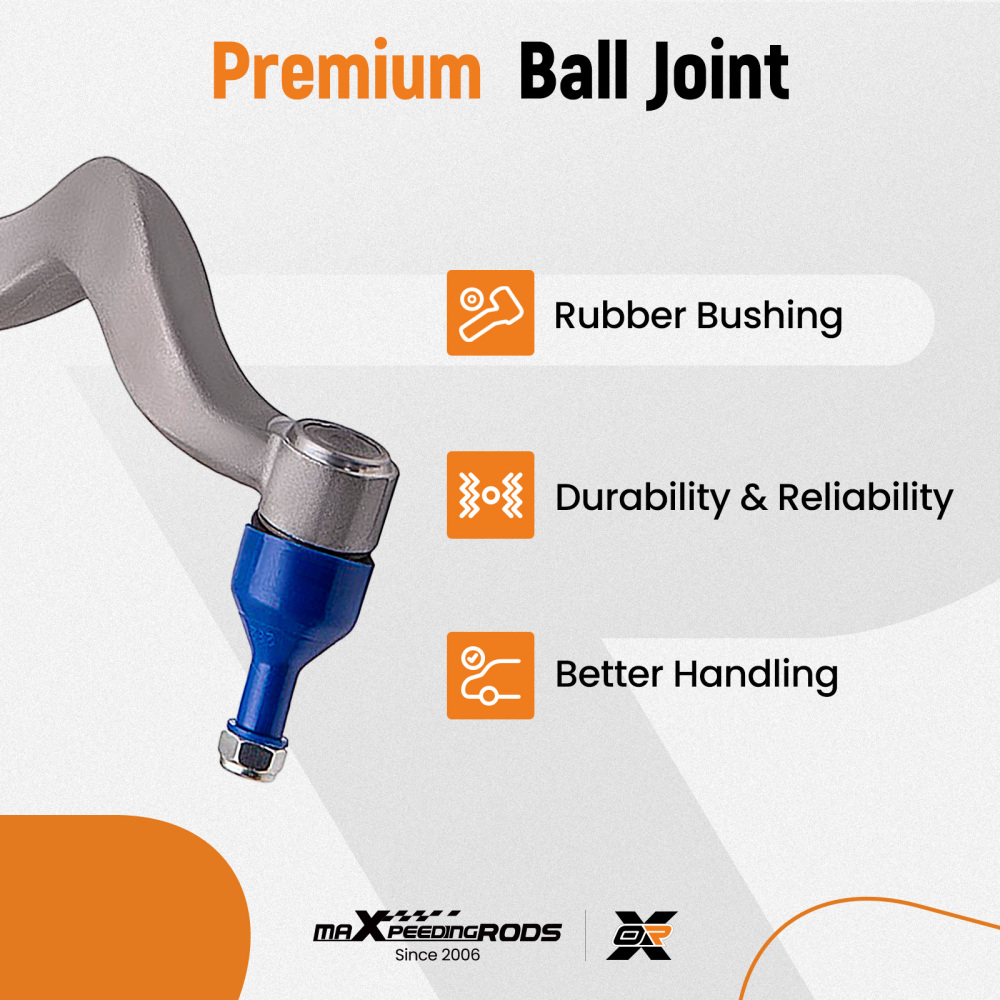 6x Suspension Front Lower Control Arms compatible for BMW 525i 528i 530i 535i 545i 550i M5