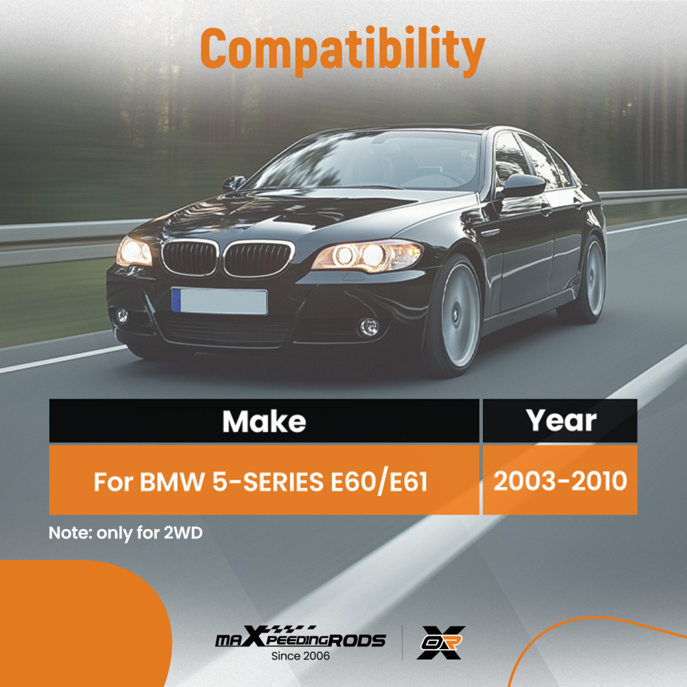 6x Suspension Front Lower Control Arms compatible for BMW 525i 528i 530i 535i 545i 550i M5