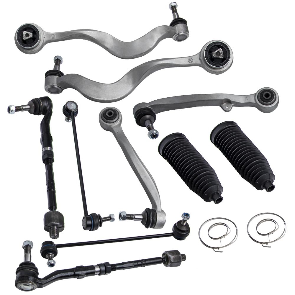 12pcs Front Suspension Control Arms Kits compatible for BMW E60 E61 31126760182 31126760181