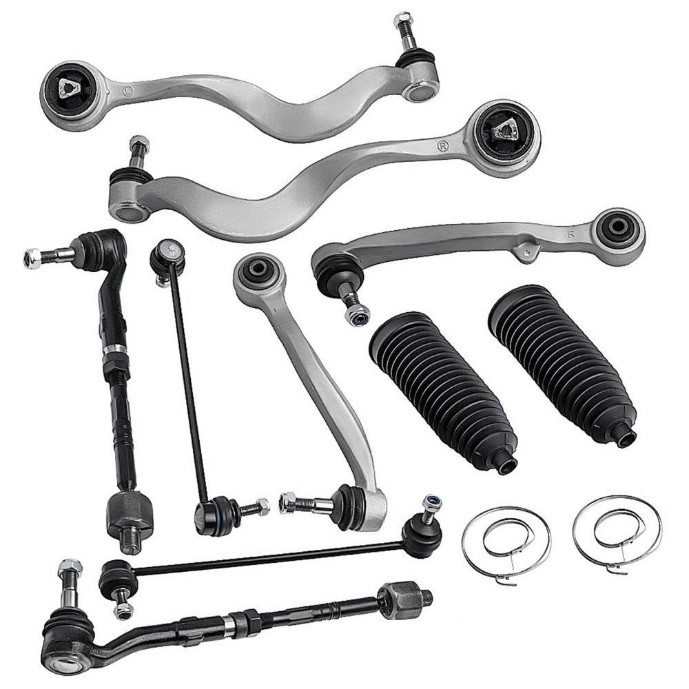 12pcs Front Suspension Control Arms Kits compatible for BMW E60 E61 31126760182 31126760181