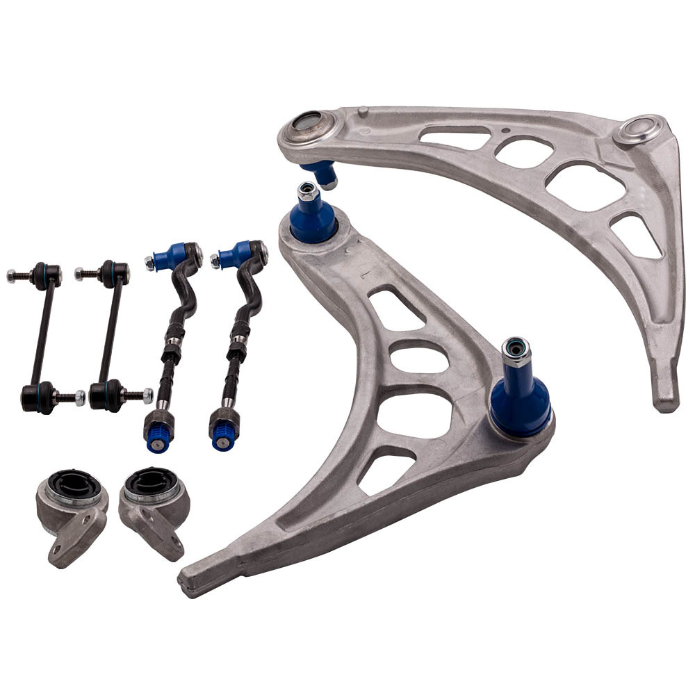 Front Lower Wishbone Control Arms Full Kit compatible for BMW 3 Series E46 COUPE (98-08)