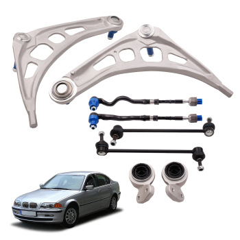 Kit bracci e boccole comando sospensioni anteriori inferiori compatibile per BMW serie3 E46