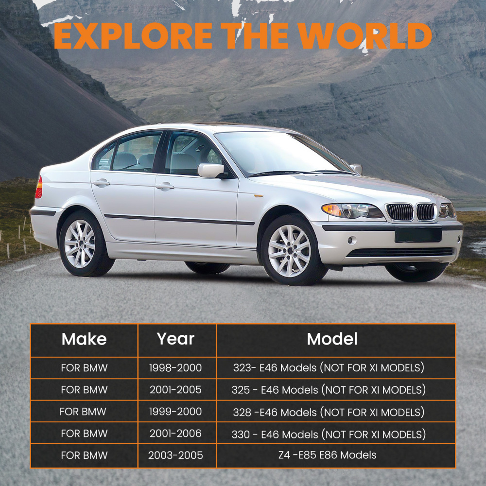 Wishbone Suspension Control Arm Kit compatible for BMW E46 3 Series Z4 E85 Front Lower suspension arms