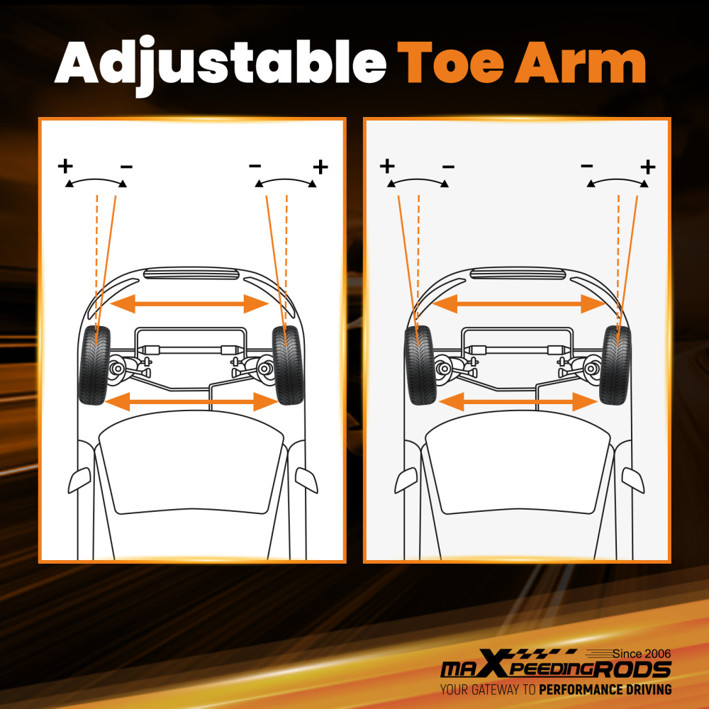 Rear Camber Control Toe Arms compatible for BMW 3 Series 325i 328i 335i E90 E92 E93 06-11