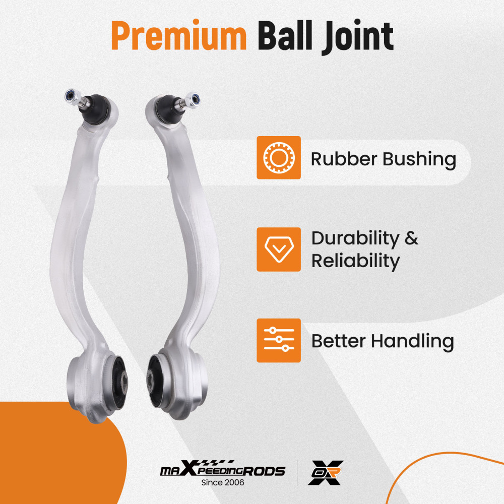 8X FRONT SUSPENSION WISHBONE CONTROL ARM KIT compatible for MERCEDES-BENZ E-CLASS W212 S212