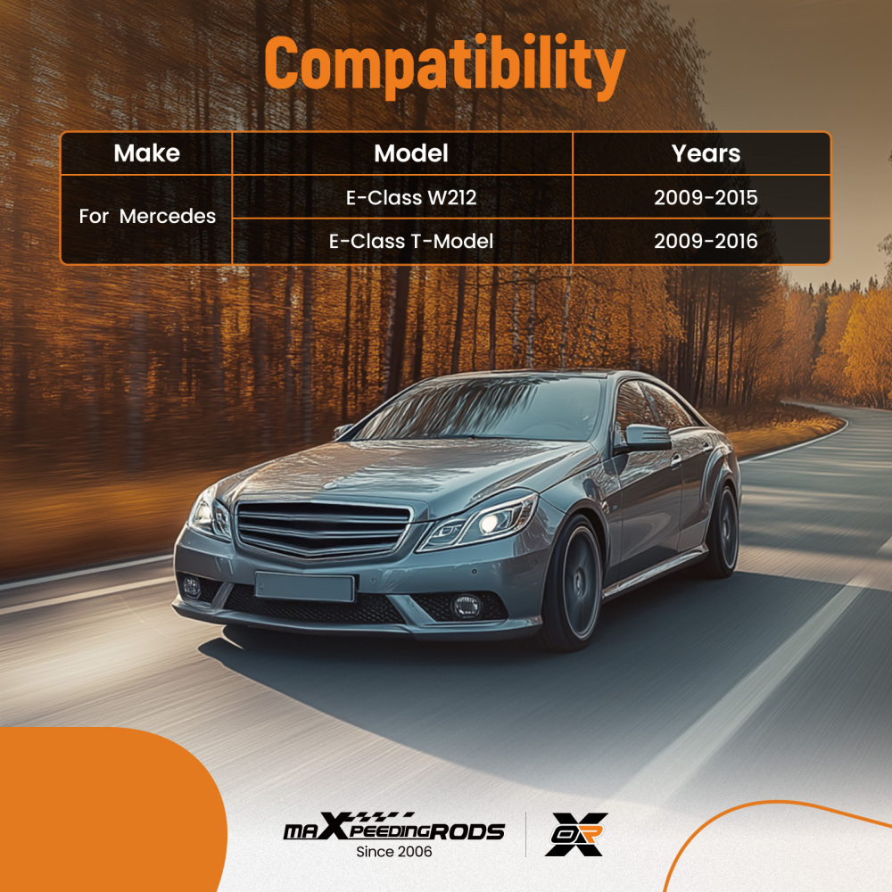 8X FRONT SUSPENSION WISHBONE CONTROL ARM KIT compatible for MERCEDES-BENZ E-CLASS W212 S212