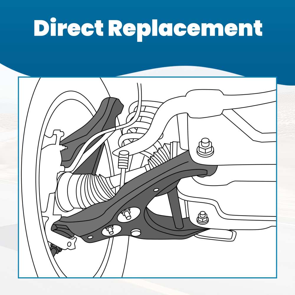 maXpeedingrods 2Pcs Front Lower Control Arm with Ball Joints Compatible for Ford Edge 2007-2014 Compatible for Lincoln MKX 2007-2015, K620487 K620486