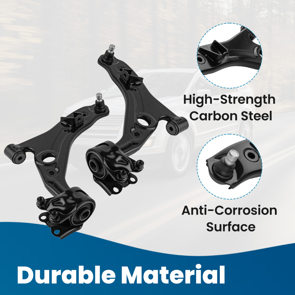 8x Set Front Lower Control Arm w/ Ball Joint compatible for Ford Edge 2007 - 2014