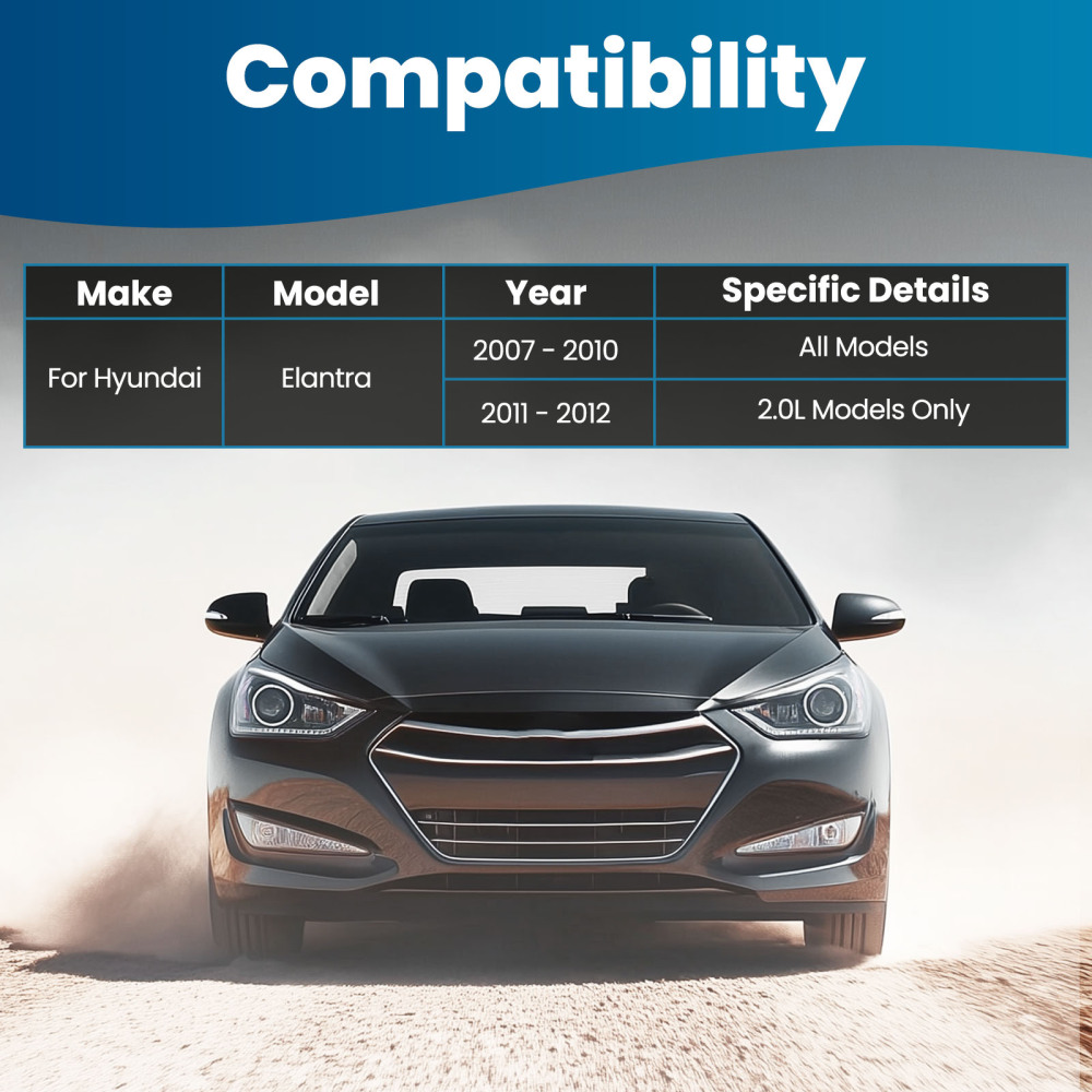 12Pc Front Lower Control Arm Tie rod Sway Bar for 2007-2012 compatible for Hyundai Elantra 2.0L