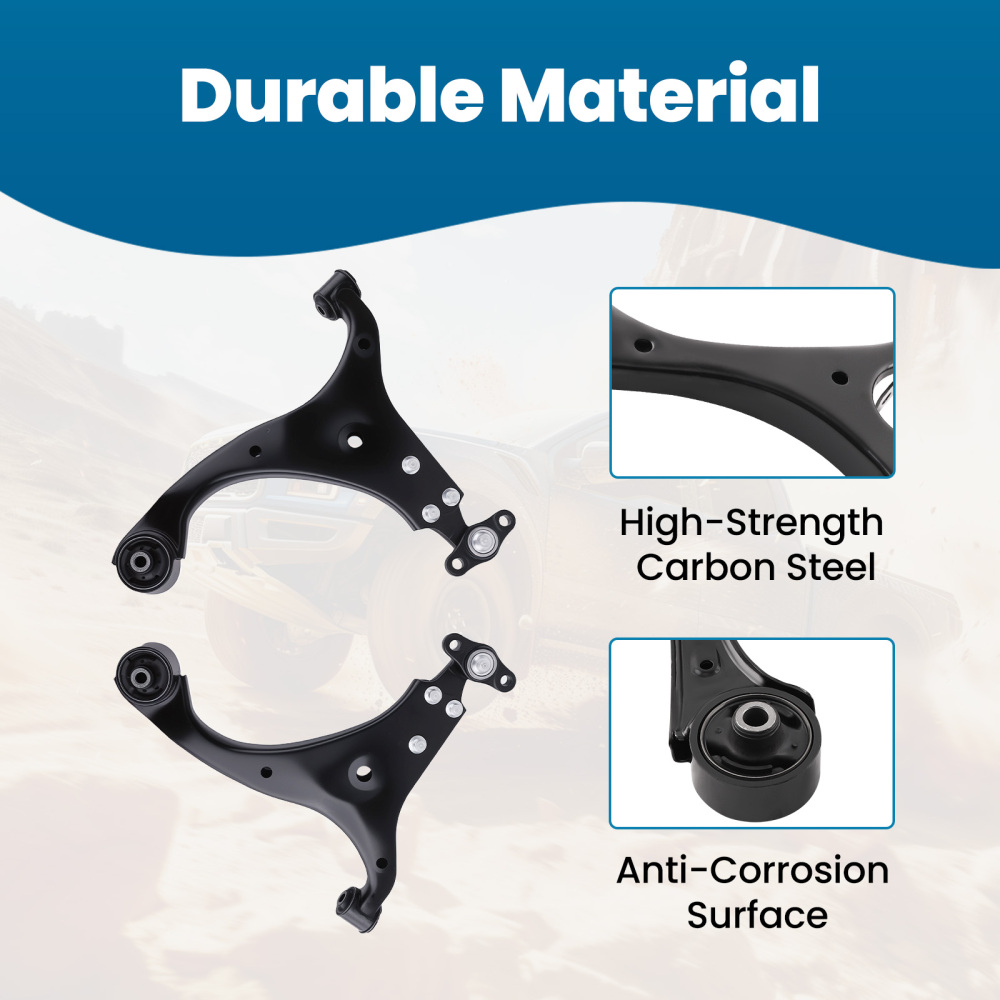 14Pc Front Lower Control Arm Tie rod Sway Bar for 2007-2012 compatible for Hyundai Elantra 2.0L