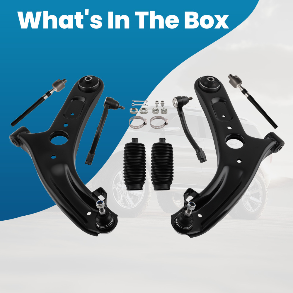 Front Lower Control Arm Tie Rod End For 11-17 compatible for Hyundai Elantra 2012-2017 Veloster