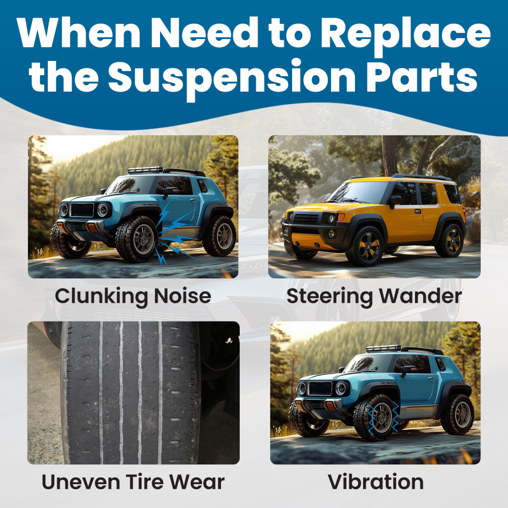 LowerUpper Control Arms Suspension Kit compatible for Honda Element 2003 2004 2005-2011