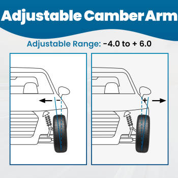 Rear Camber Control Arm Kit -4.0+6.0 Left+Right compatible for Honda CR-V 02-06 2002-2006