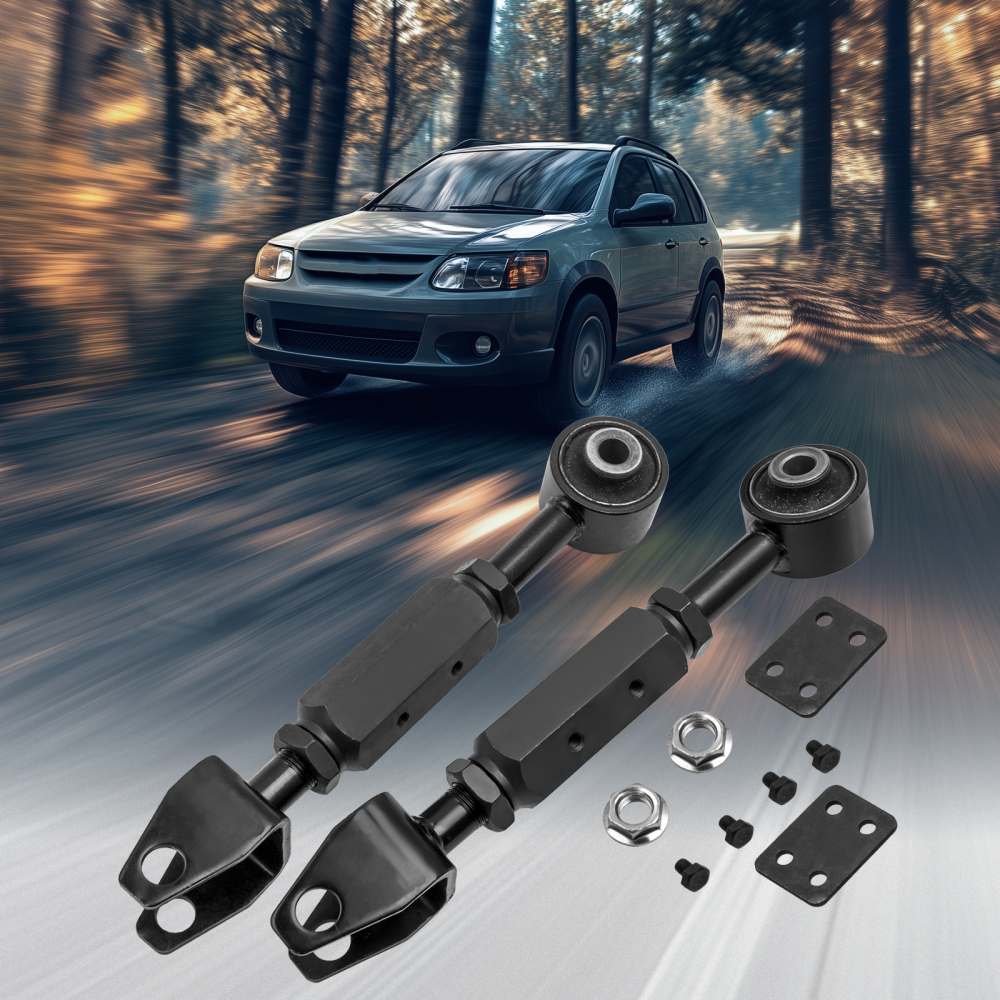 2 Pcs Adjustable Rear Upper Control Arms Assembly compatible for Honda CR-V 2002-2006 suspension arms