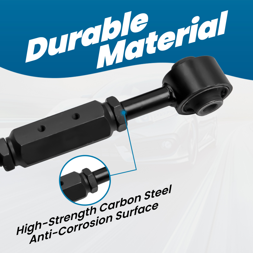 2 Pcs Adjustable Rear Upper Control Arms Assembly compatible for Honda CR-V 2002-2006 suspension arms