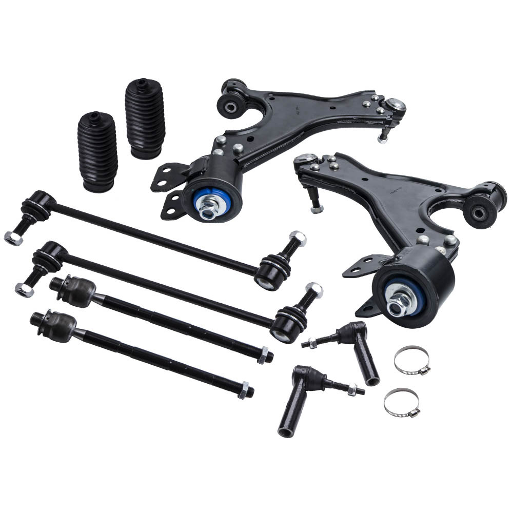 12pcs Front Suspension Kit Control Arms Ball Joints Tie Rod Ends for 07-15 compatible for GMC