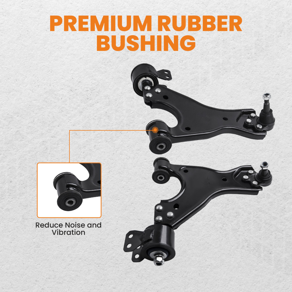 12pcs Front Suspension Kit Control Arms Ball Joints Tie Rod Ends for 07-15 compatible for GMC