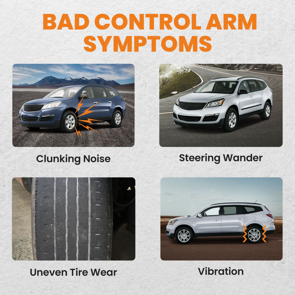 12pcs Front Suspension Kit Control Arms Ball Joints Tie Rod Ends for 07-15 compatible for GMC