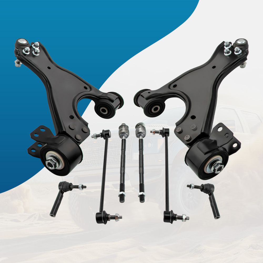 8x Front Lower Control Arms w/Ball Joints LHRH compatible for Buick Enclave 3.6L 08 - 15
