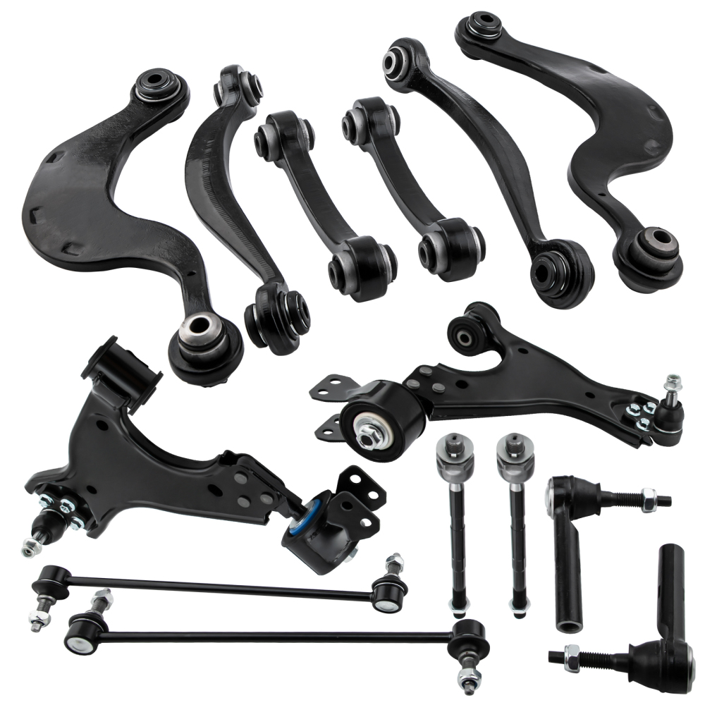 Front LowerRear Upper Control Arms compatible for GMC Acadia Traverse compatible for Enclave Outlook