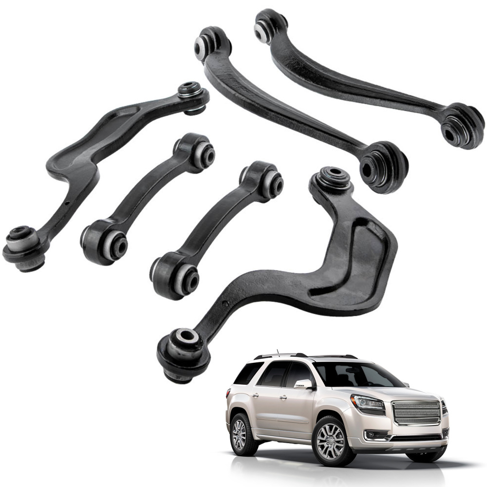 Front LowerRear Upper Control Arms compatible for GMC Acadia Traverse compatible for Enclave Outlook