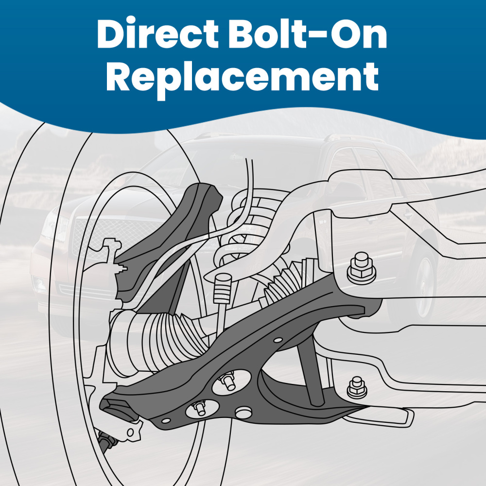 Front LowerRear Upper Control Arms compatible for GMC Acadia Traverse compatible for Enclave Outlook