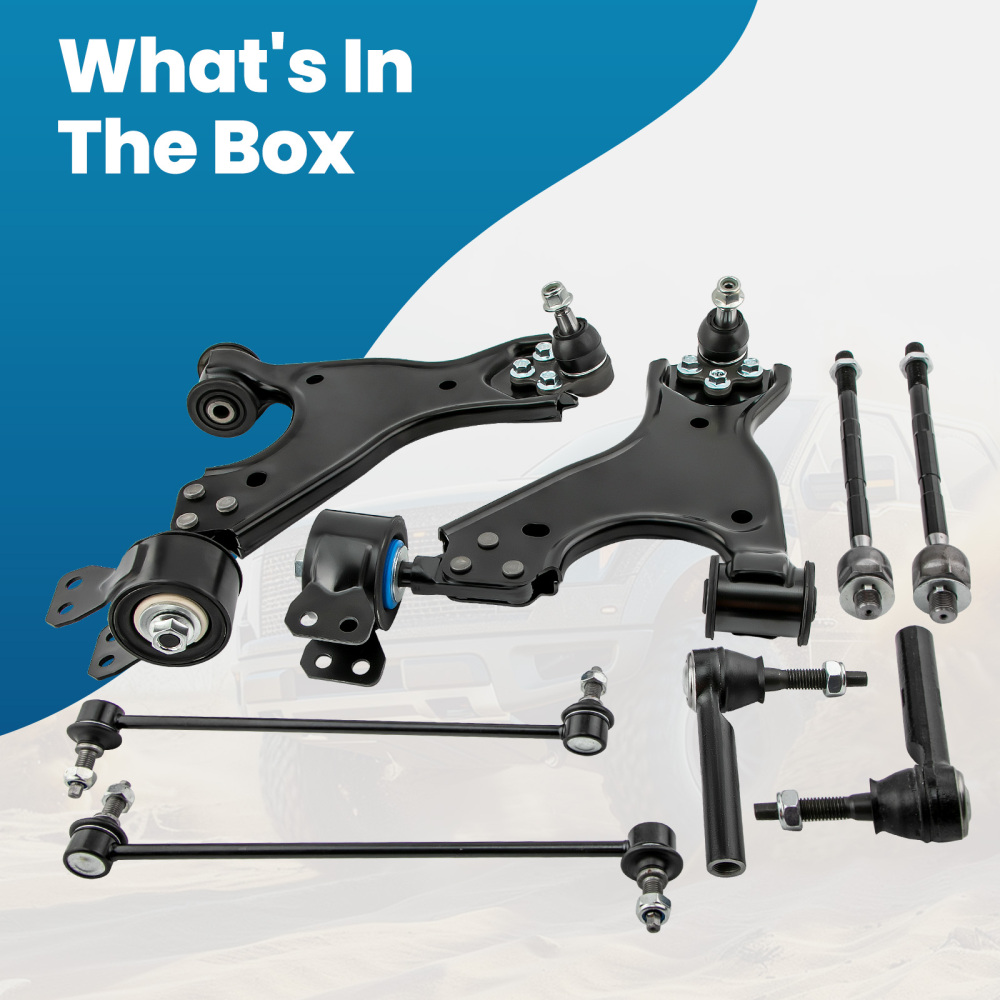 Front LowerRear Upper Control Arms compatible for GMC Acadia Traverse compatible for Enclave Outlook