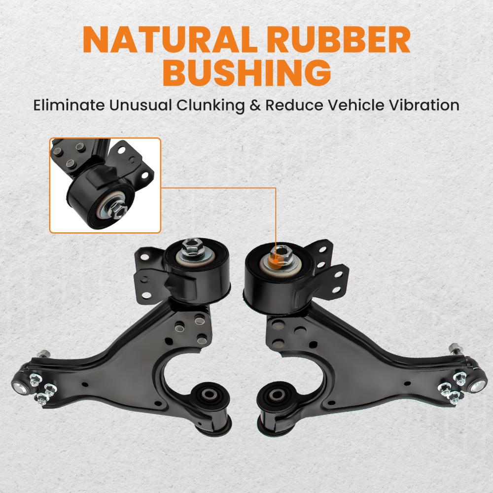 Front LowerRear Upper Control Arms compatible for GMC Acadia Traverse compatible for Enclave Outlook