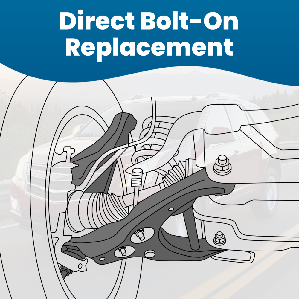 12x Front Lower Control Arms Sway Bar Tie Rods compatible for Chevy Equinox 2010 2011-2017
