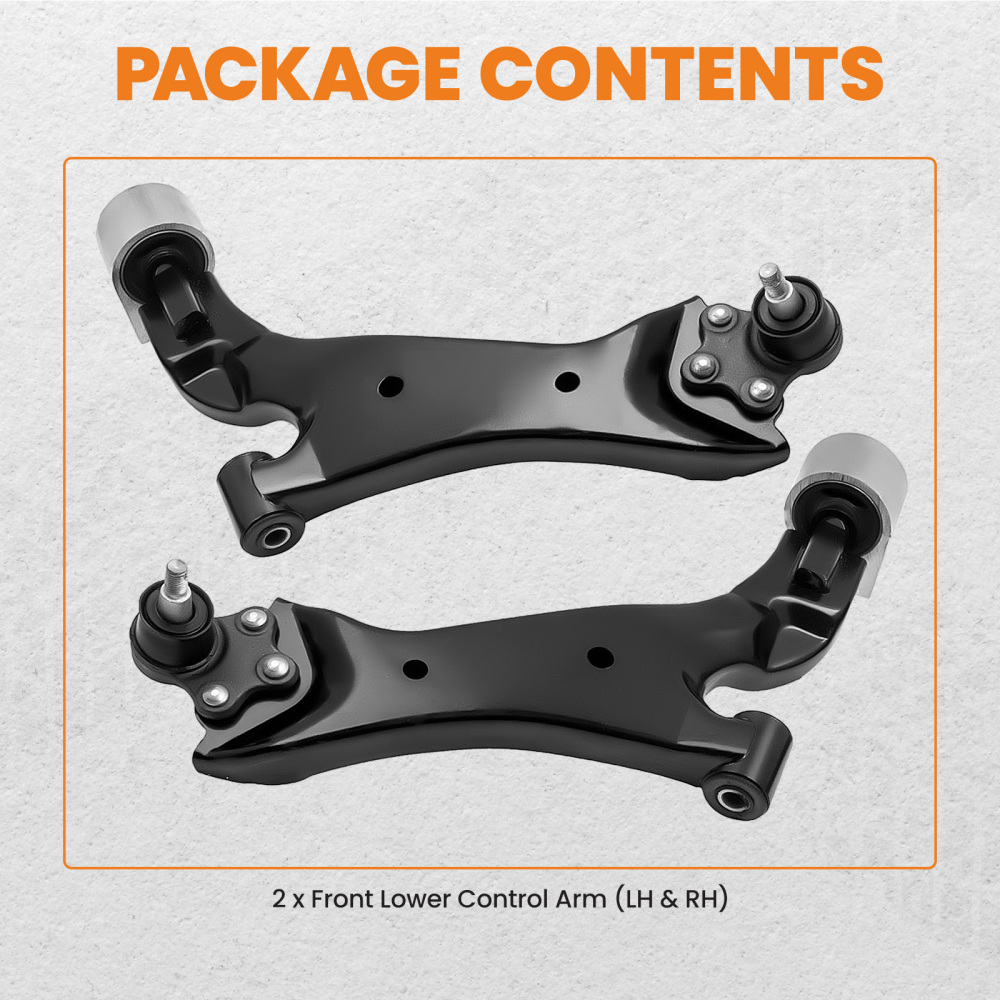 Front Left and Right Lower Control Arm compatible for Chevrolet Equinox compatible for FWD 2015-2017 524-158