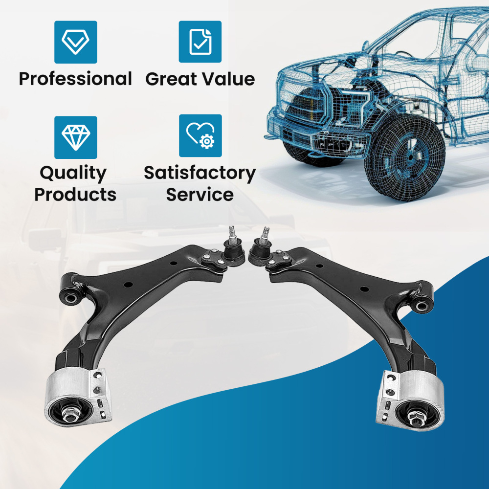 Front Left and Right Lower Control Arm compatible for Chevrolet Equinox compatible for FWD 2015-2017 524-158