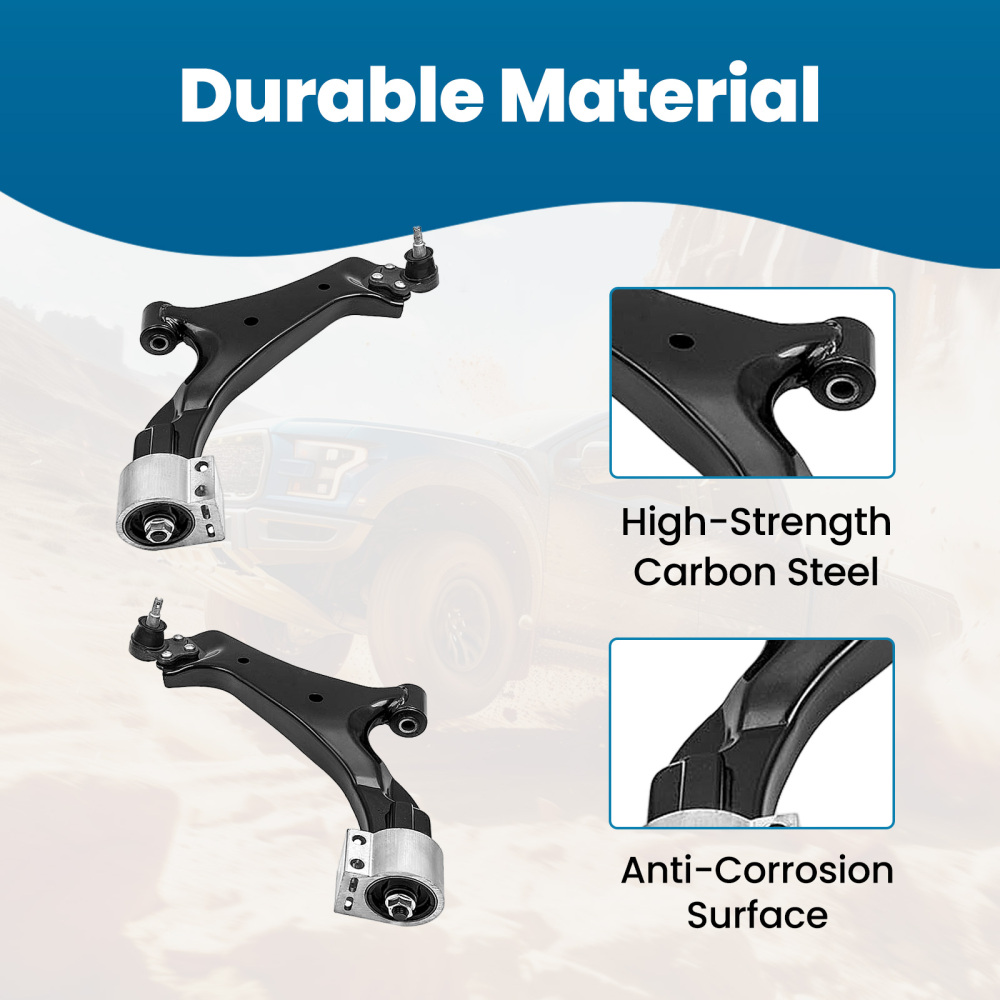 Front Left and Right Lower Control Arm compatible for Chevrolet Equinox compatible for FWD 2015-2017 524-158