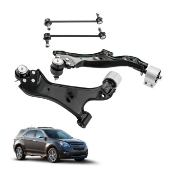 4 PCS Kit LR Lower Control Arm compatible for Chevrolet Equinox compatible for FWD 15-17 524-158