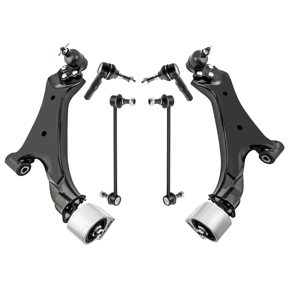 6 PCS Kit LR Lower Control Arm compatible for Chevrolet Equinox compatible for FWD 15-17 524-158
