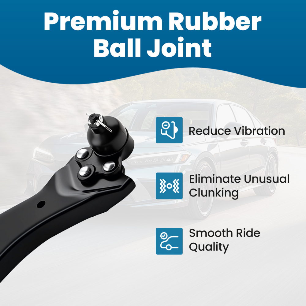 6 PCS Kit LR Lower Control Arm compatible for Chevrolet Equinox compatible for FWD 15-17 524-158