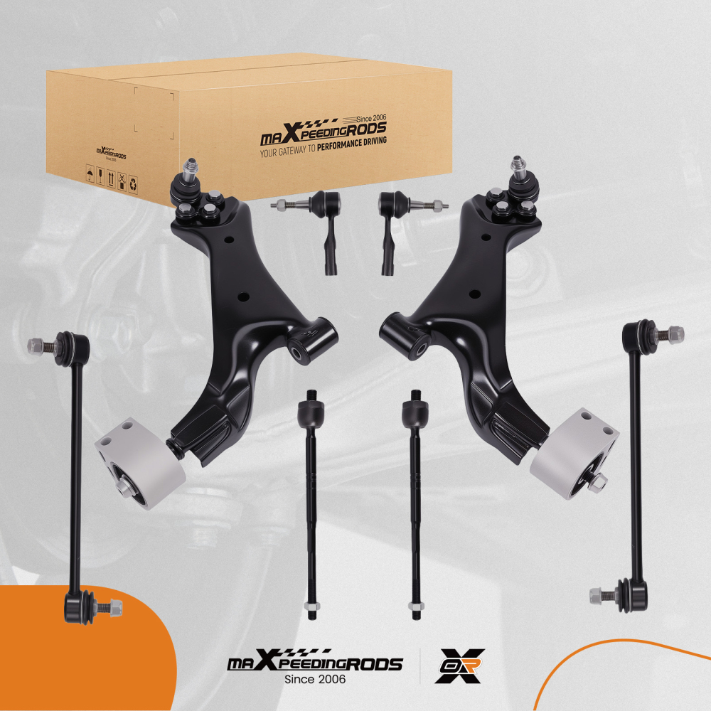 8pcs Front Lower Control Arms w/Ball Joints compatible for Chevrolet Equinox 2010-2017