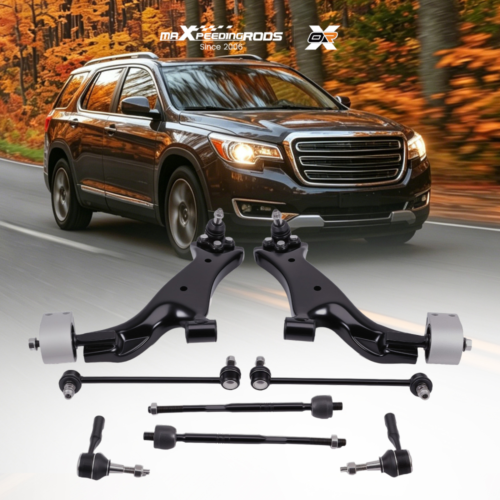8pcs Front Lower Control Arms w/Ball Joints compatible for Chevrolet Equinox 2010-2017
